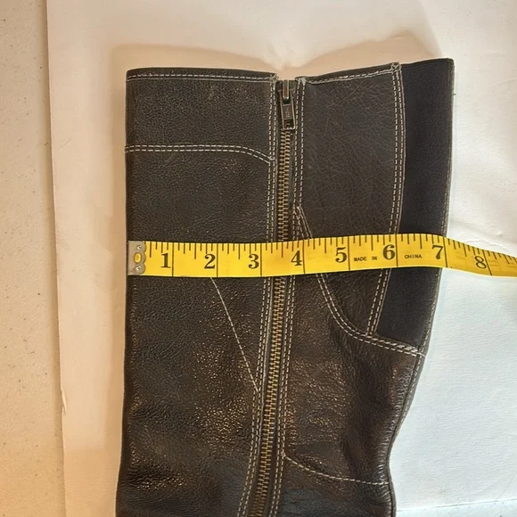 LLBean women’s Deerfield knee high leather dark brown boots. Size 8.5 - Picture 15 of 15